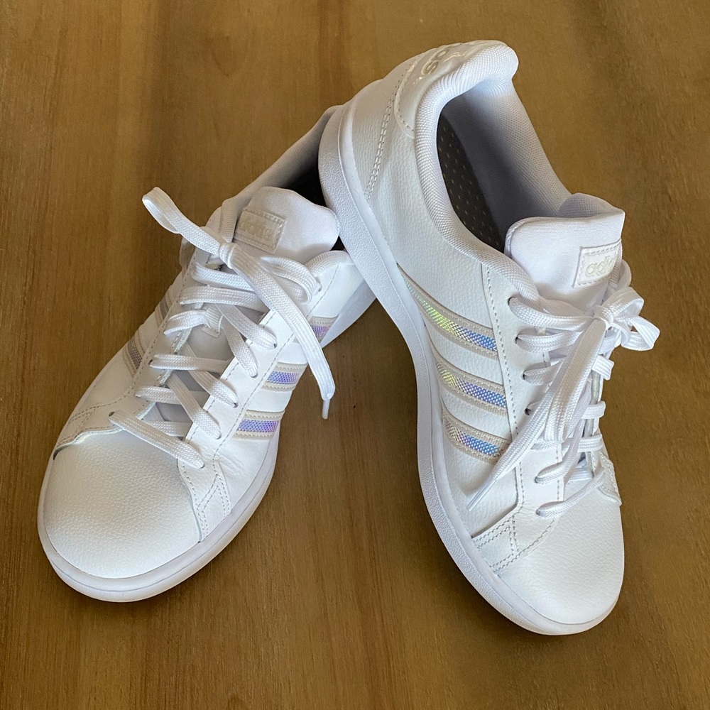 Adidas Grand Court Cloud White Sneakers Gem Adidas Grand Court Cloud White Sneakers Gem